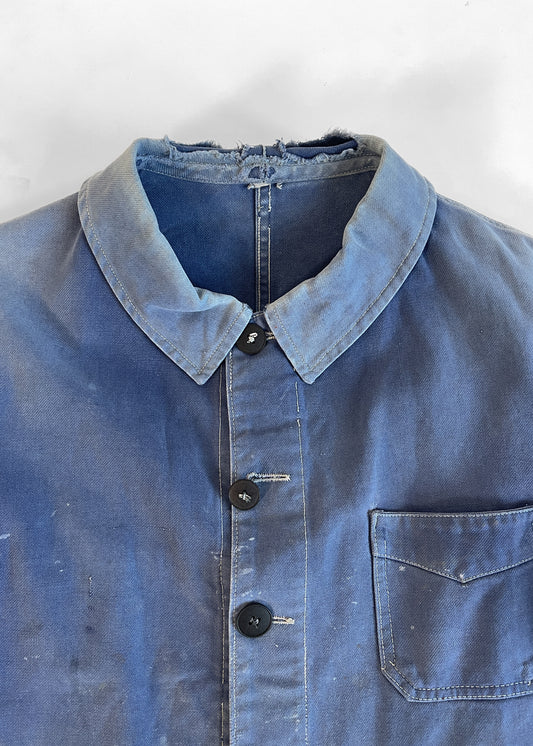 Vintage 1930s Faded French Work Jacket