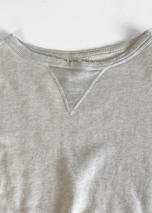 Vintage 1950s Single V Grey Sweatshirt