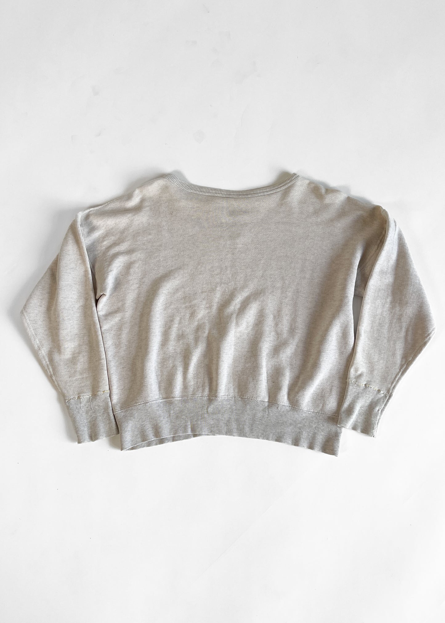 Vintage 1950s Single V Grey Sweatshirt