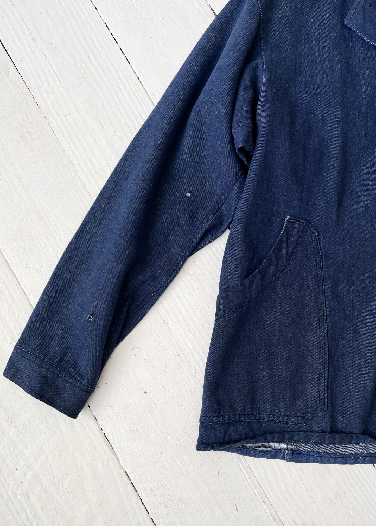 1960s French Denim Work Jacket