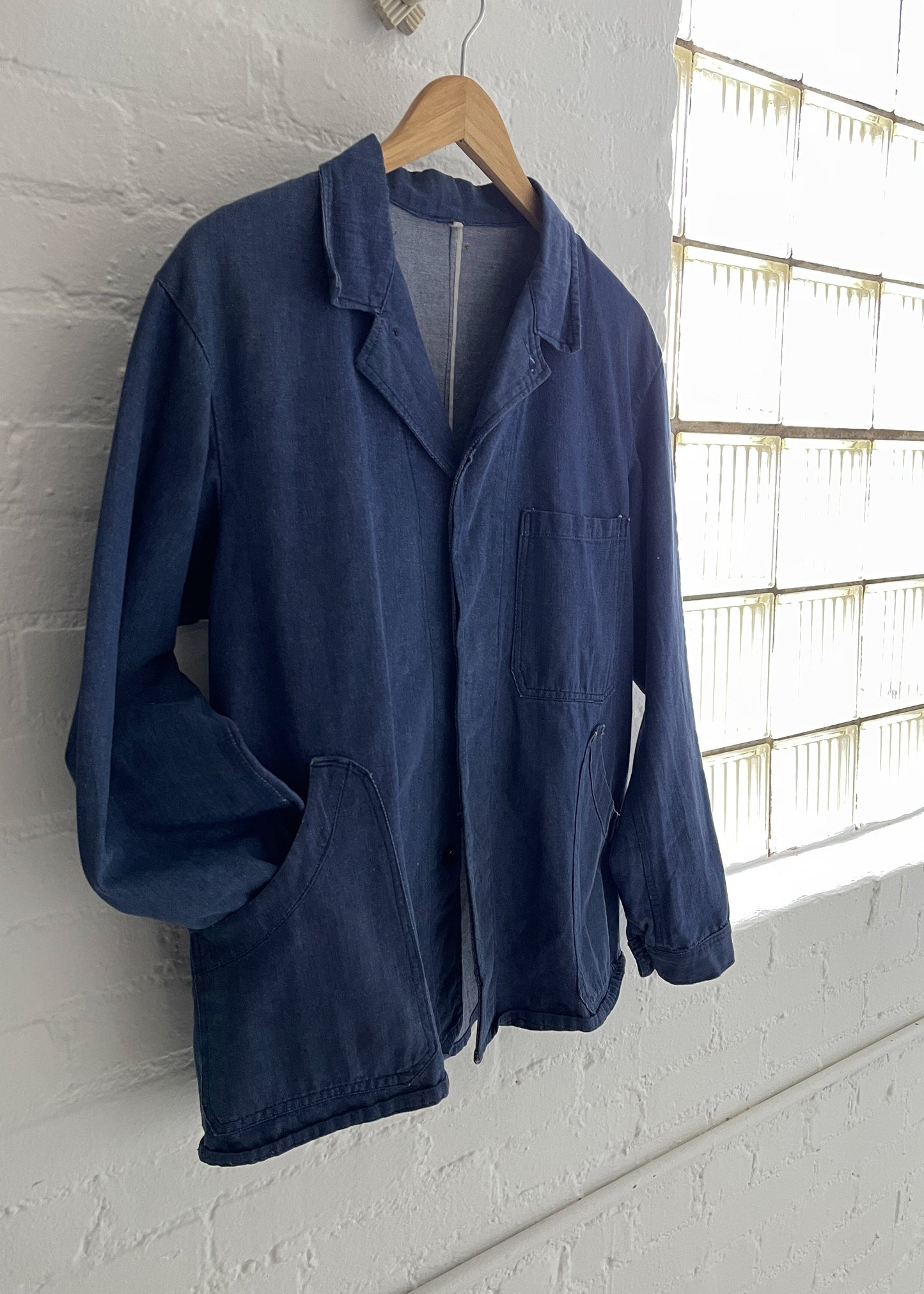 1960s French Denim Work Jacket