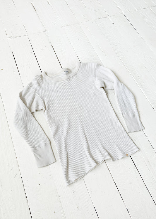 Vintage 1970s Thermal Knit Shirt