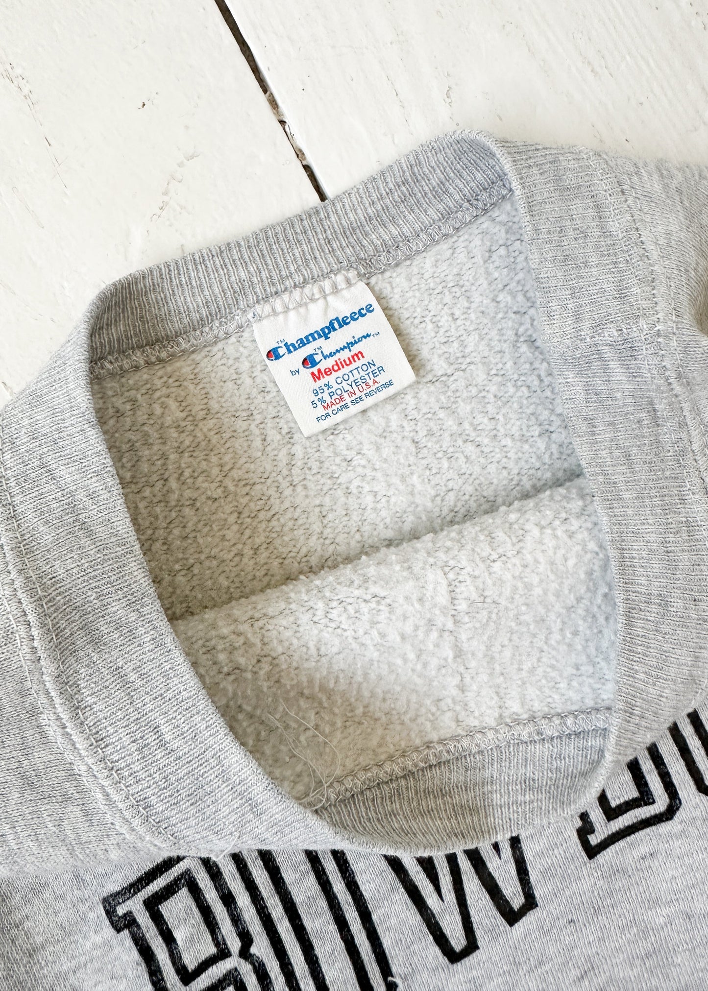 Vintage 1980s Grey Bowdoin Sweatshirt