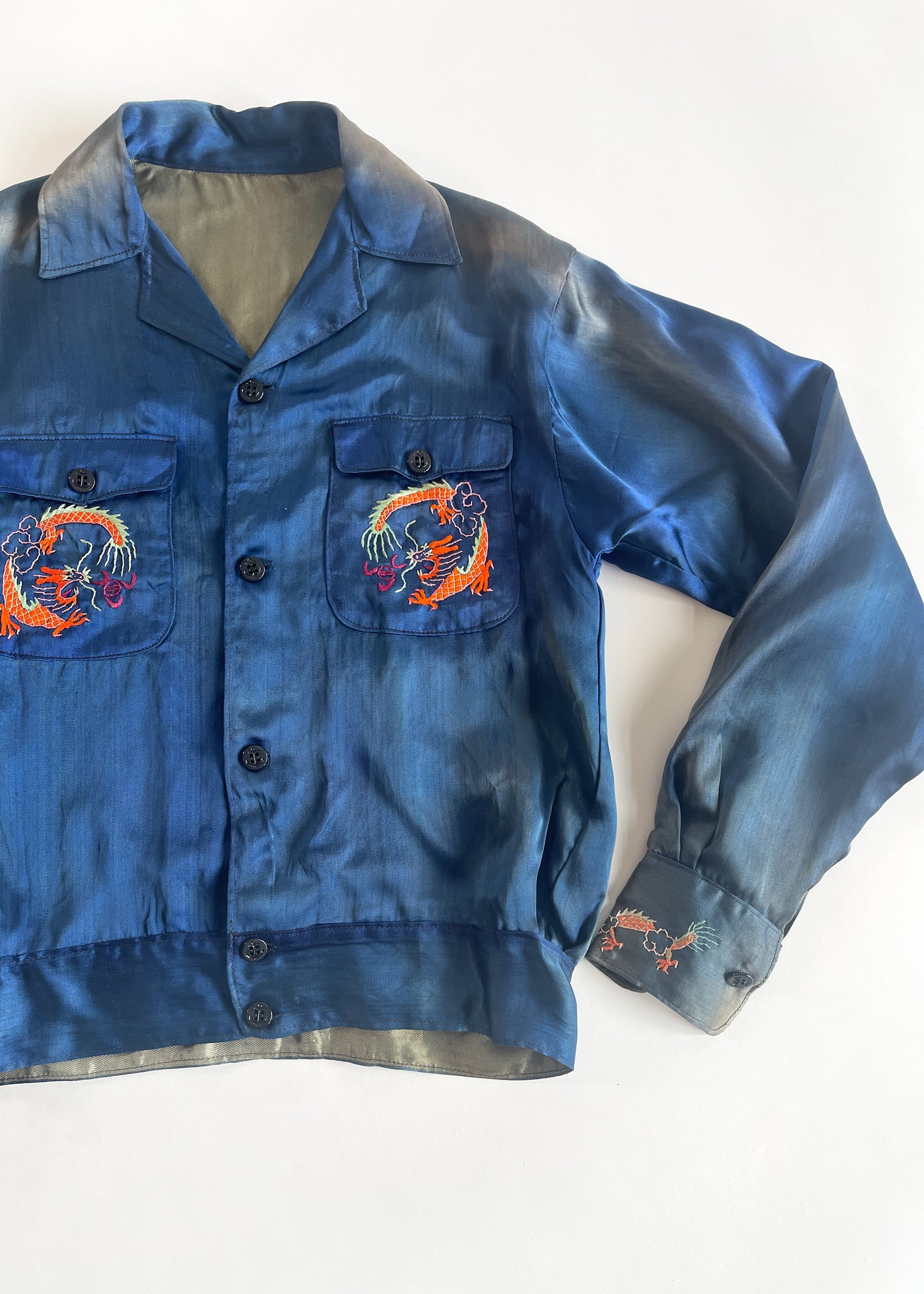 Vintage 1946 Satin Souvenir Jacket China