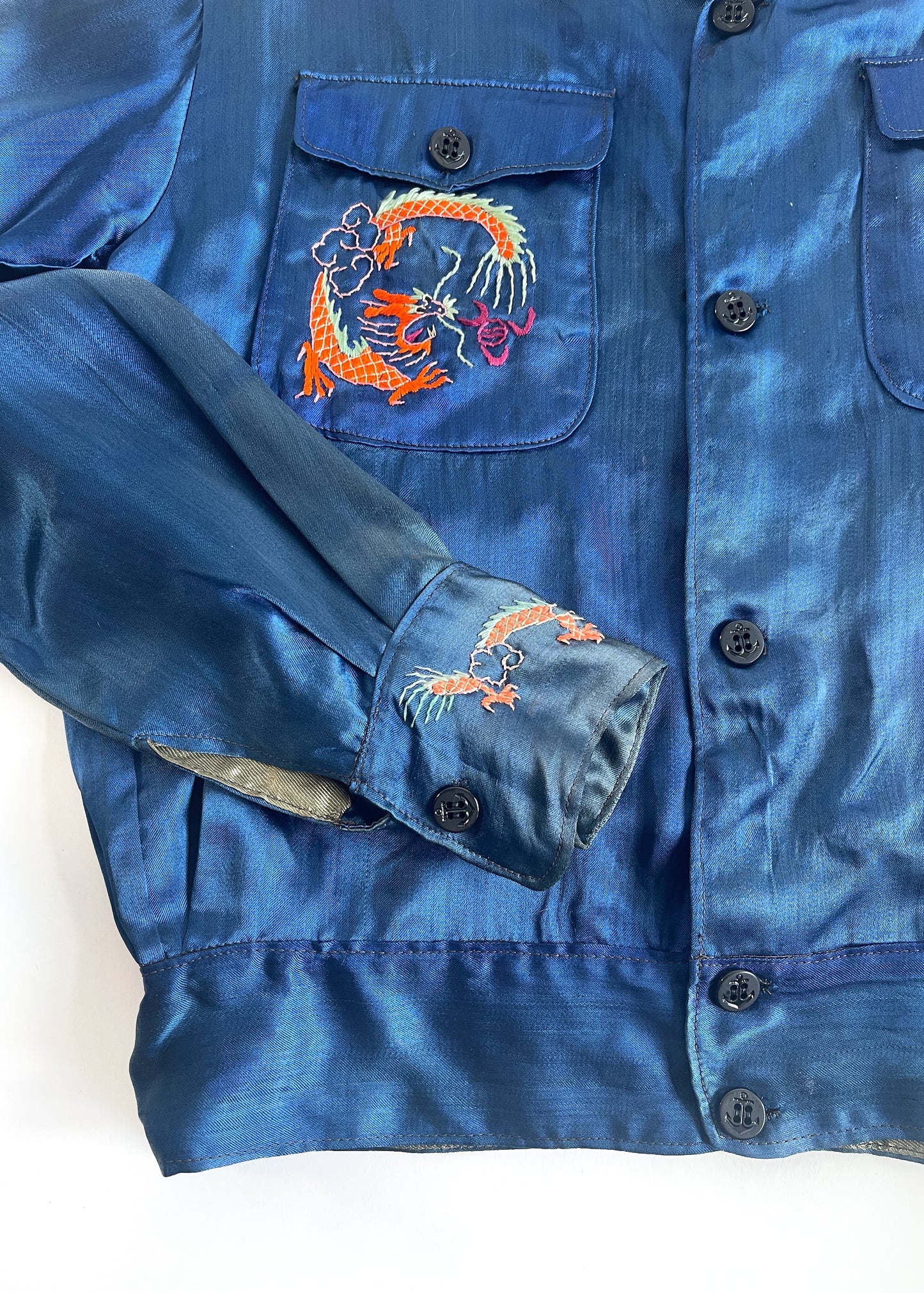 Vintage 1946 Satin Souvenir Jacket China