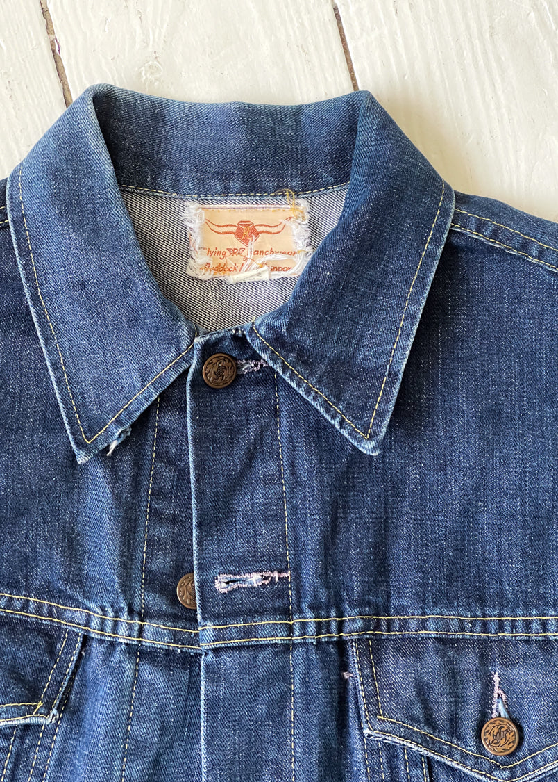 Vintage 1960s Flying R Ranchwear Denim Jacket
