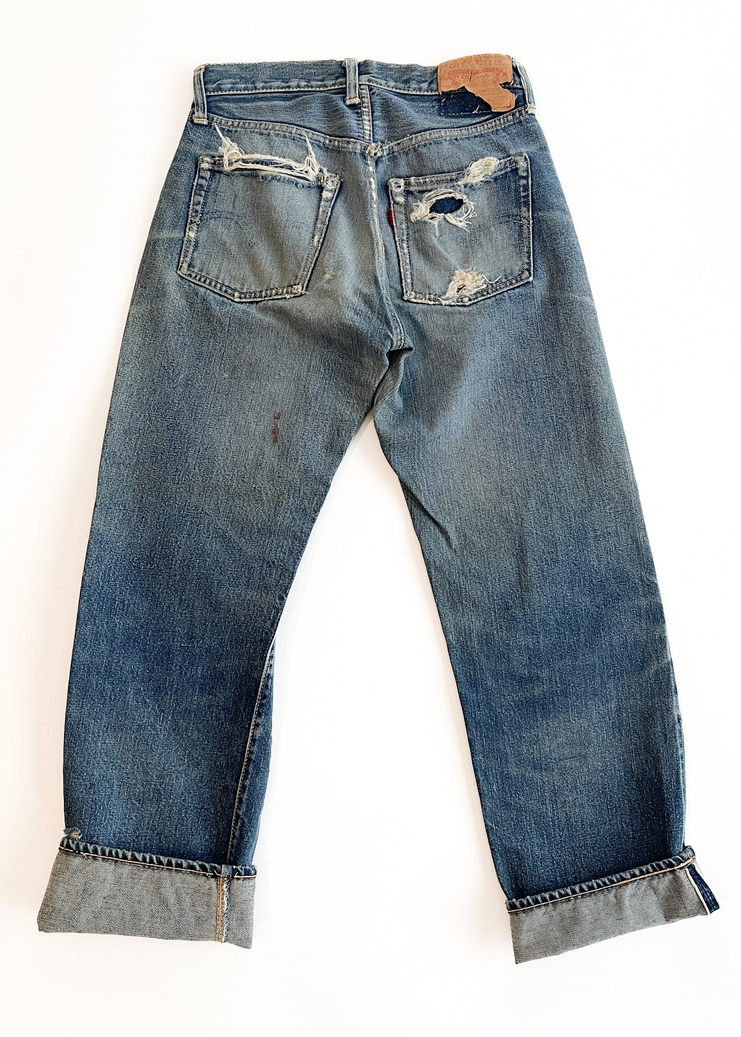 Vintage 1950s Levi's 501 Big E Redline Jeans