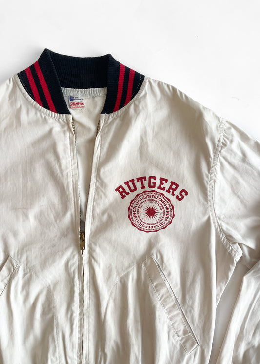 1960s Rutgers Cotton Windbreaker Jacket