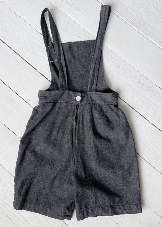 Vintage 1950s Cotton Overall Shorts