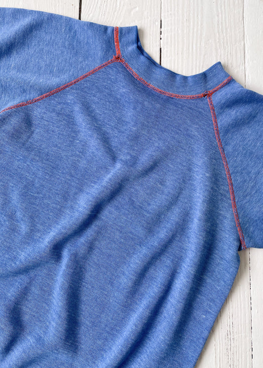Vintage 1960s Short Sleeve Contrast Sweatshirt