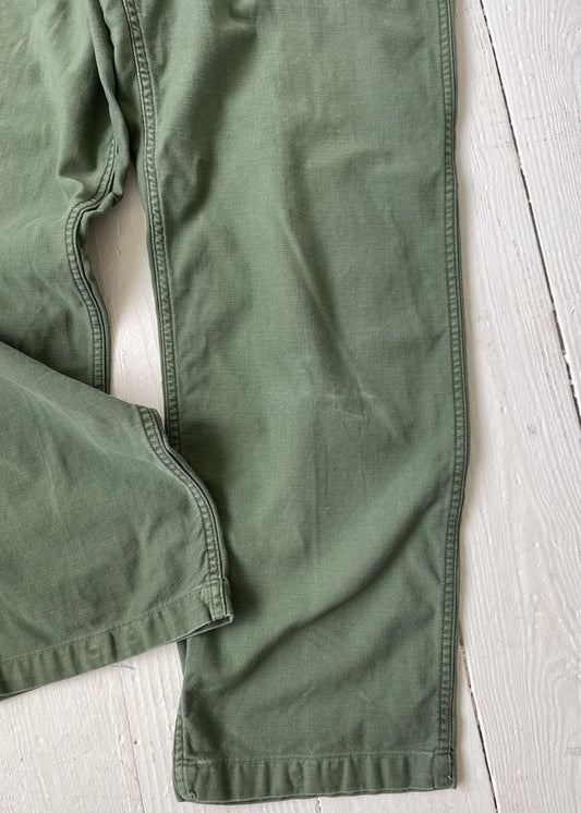 Vintage 1960s OG 107 Army Pants 28"