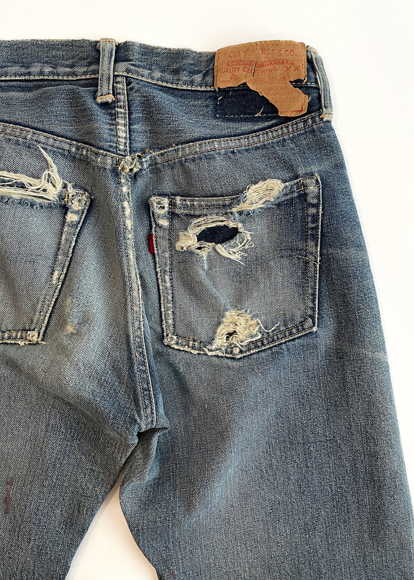 Vintage 1950s Levi's 501 Big E Redline Jeans