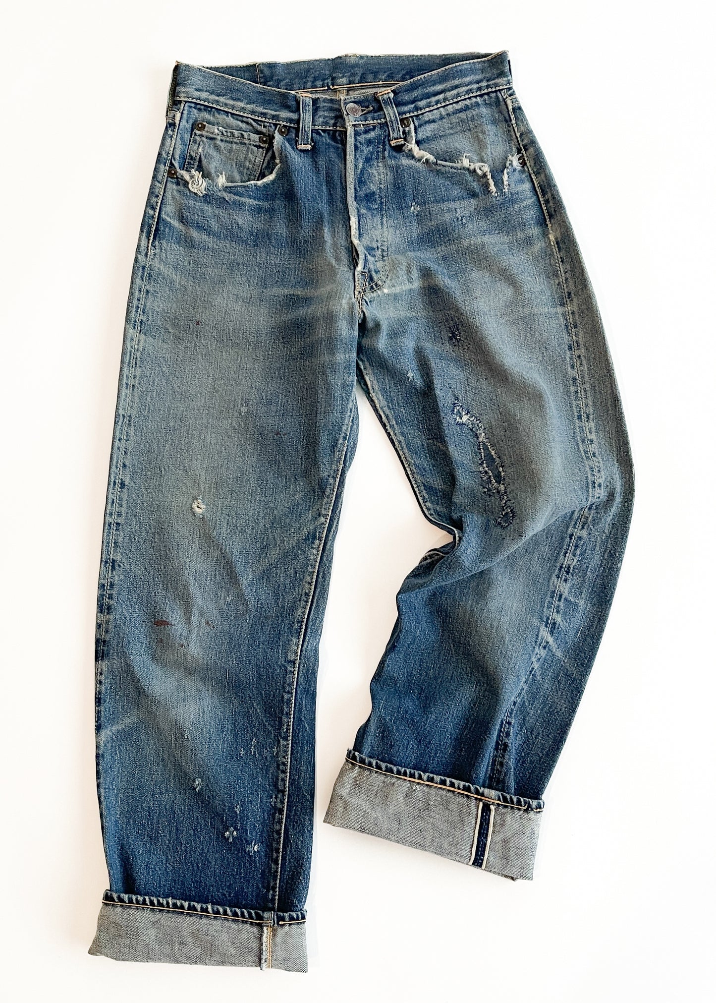 Vintage 1950s Levi's 501 Big E Redline Jeans