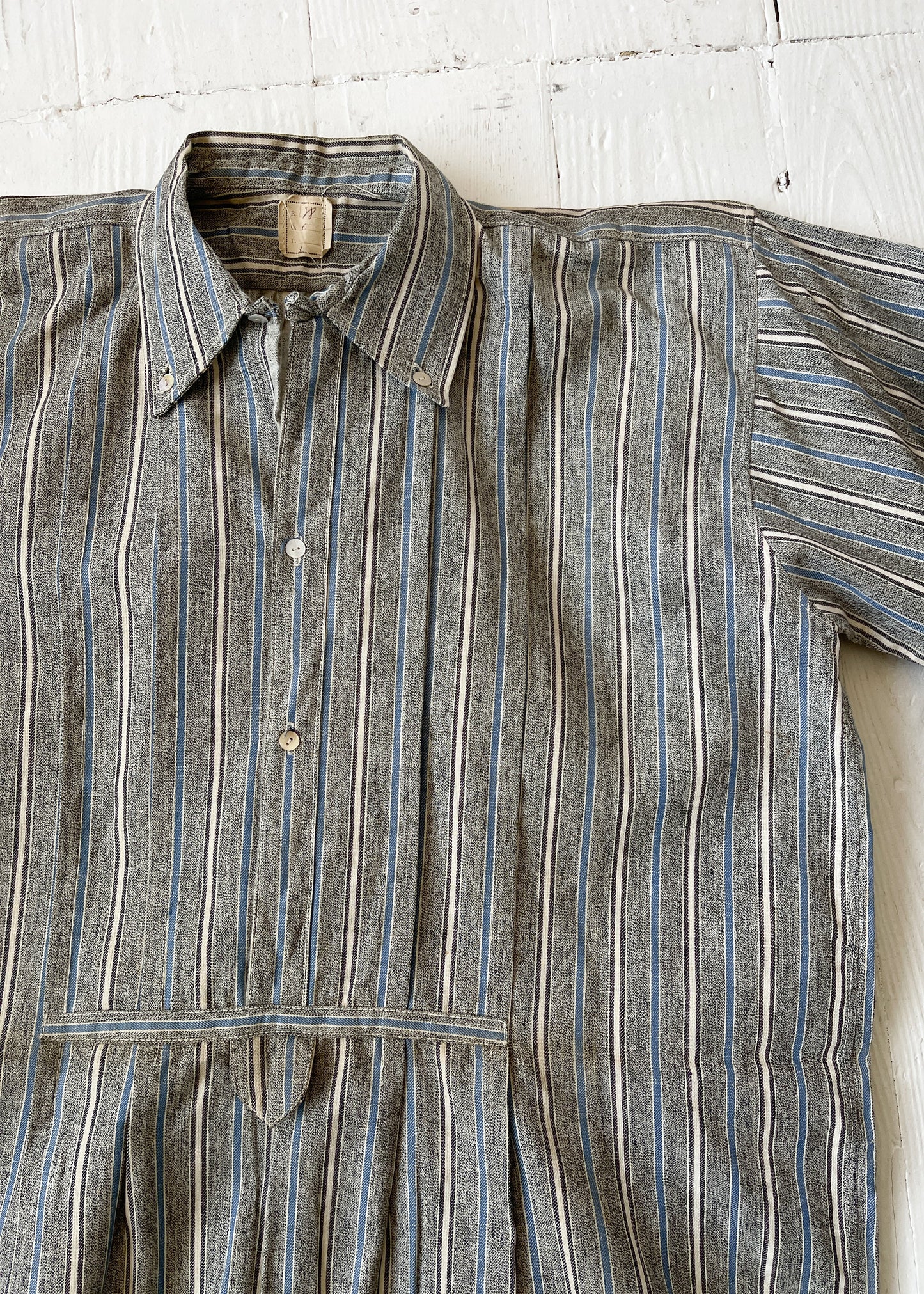 Antique 1910s Cotton Flannel Work Shirt