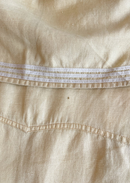 1920s Linen Midi Sailor Top