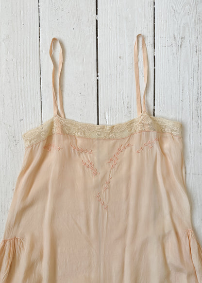 Vintage 1920s Silk Step-In