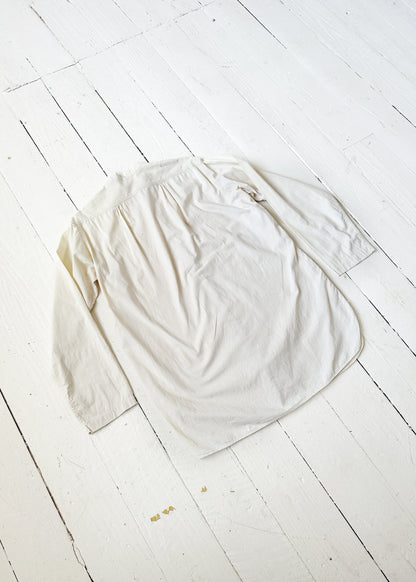 Vintage 1930s European Collarless Work Shirt