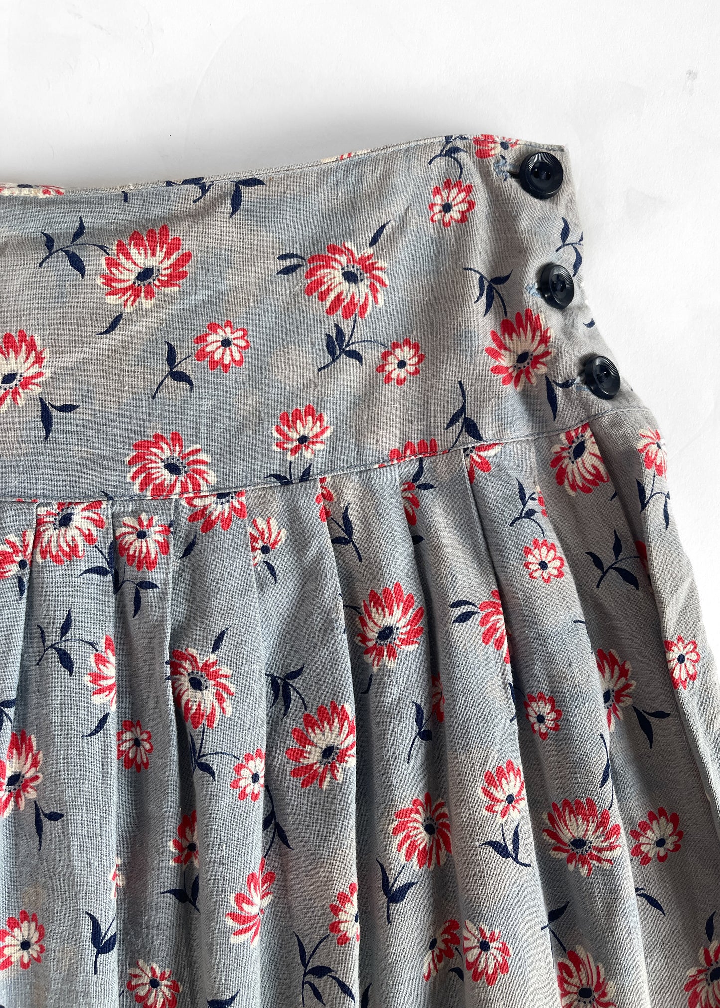 Late 1930s Floral Skirt