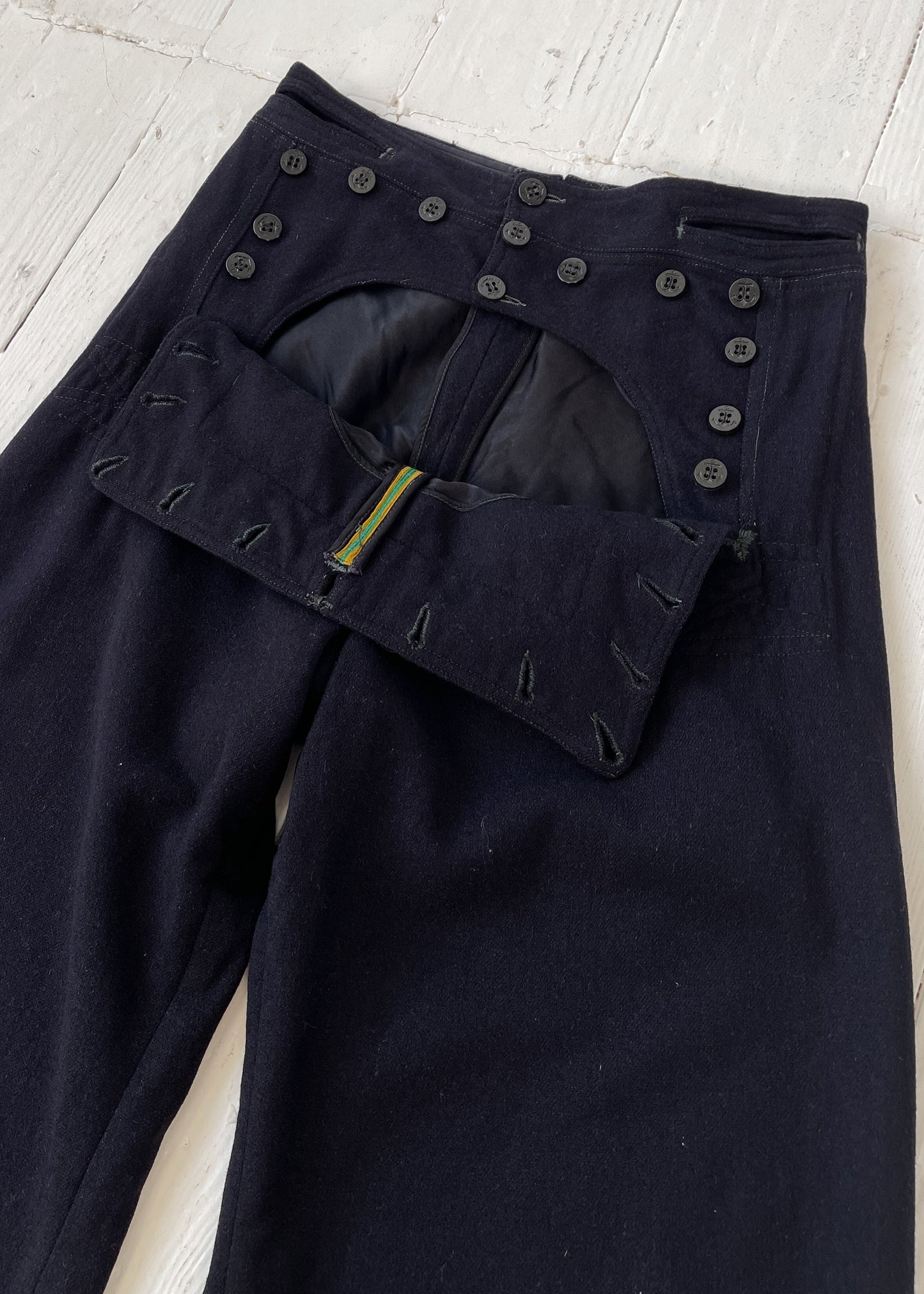 Vintage 1940s USN Wool Sailor Pants