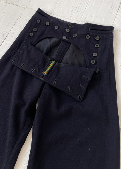 Vintage 1940s USN Wool Sailor Pants