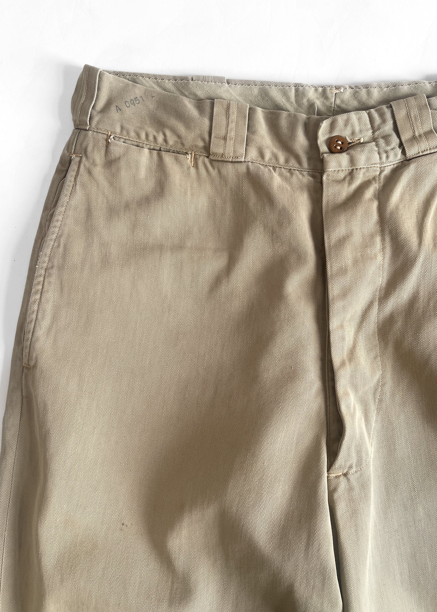 Vintage 1950s Khaki Pants