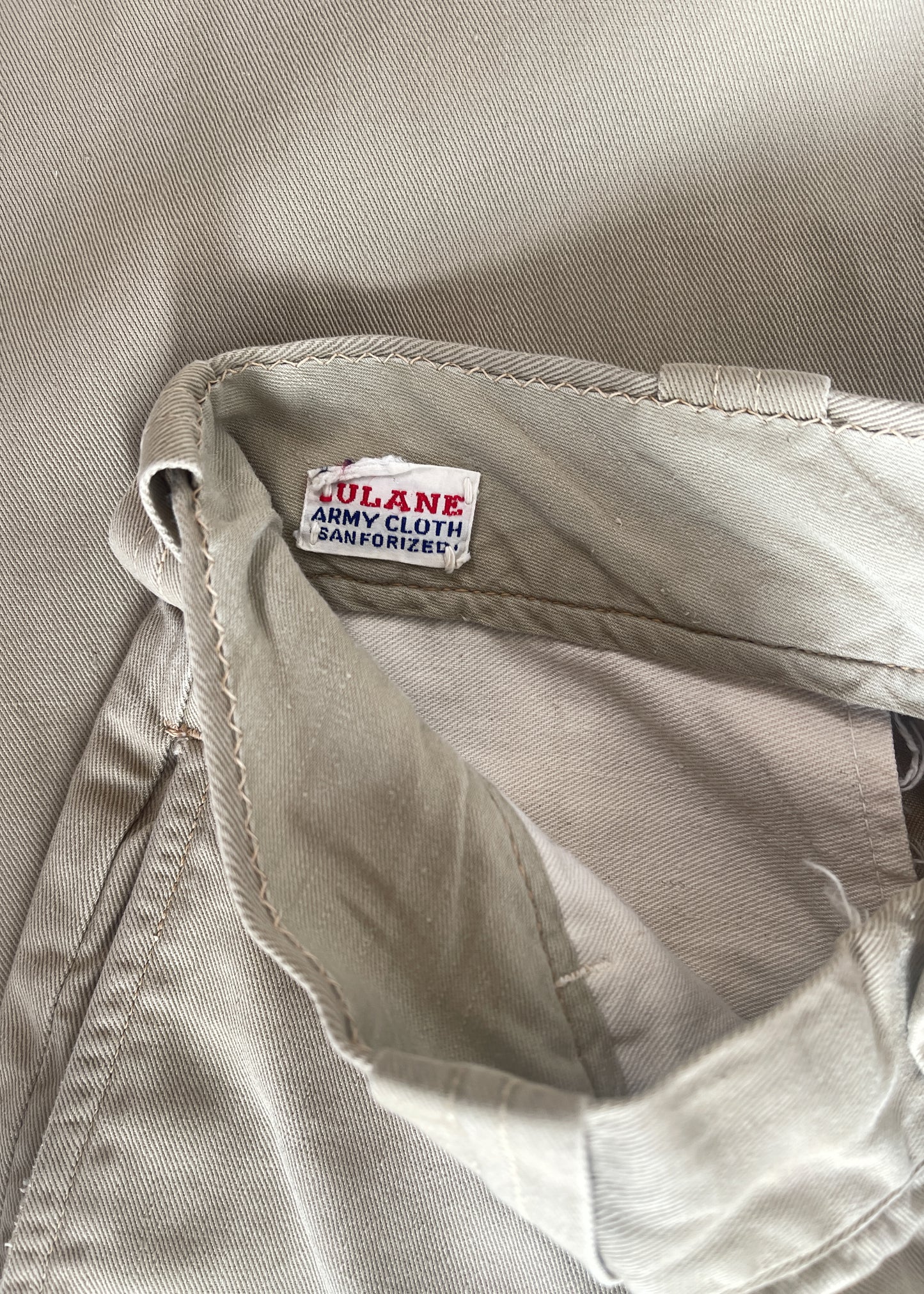 Vintage 1950s Khaki Pants