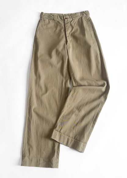 Vintage 1950s Khaki Pants
