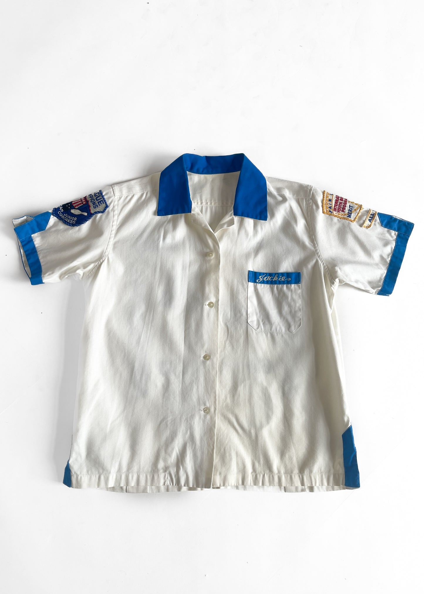 1960s Japanese Embroidered Bowling Shirt