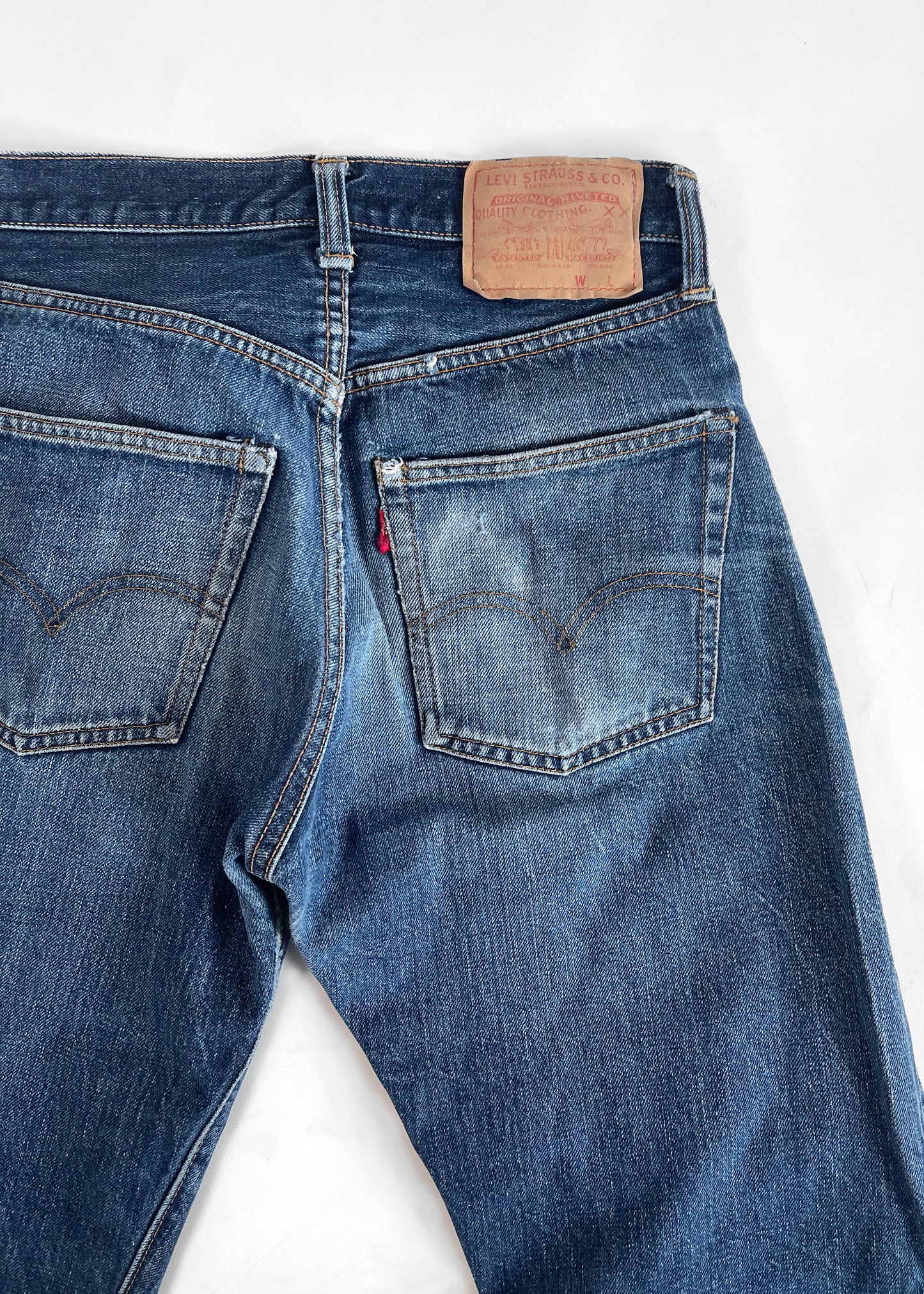 Late 1960s Levi's 501 Big E Red Line Jeans