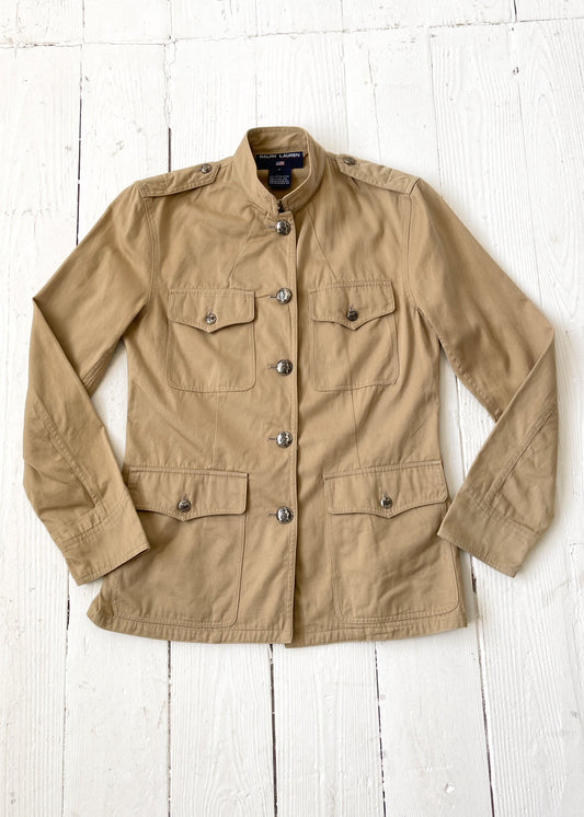 Vintage 1990s Ralph Lauren Military Style Jacket