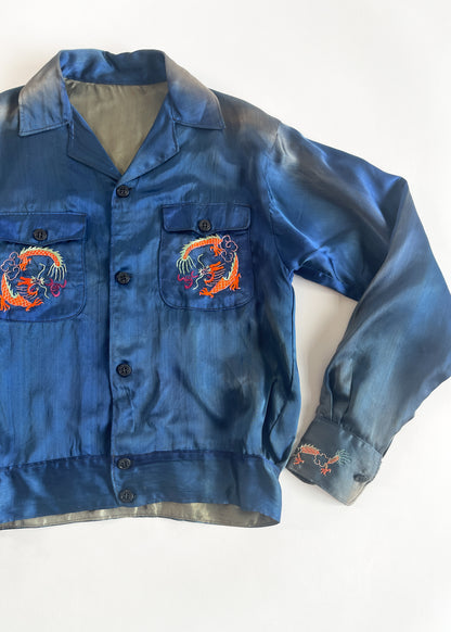 Vintage 1946 Satin Souvenir Jacket China