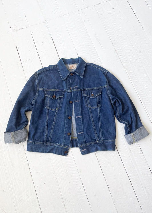 Vintage 1960s Flying R Ranchwear Denim Jacket