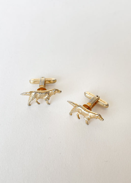 Vintage 1950s Dog Cufflinks