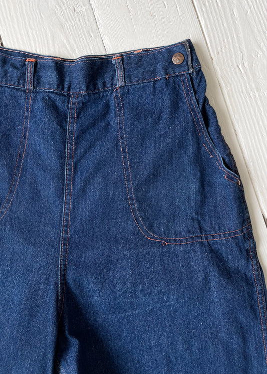 Vintage 1950s Side Zip Jeans