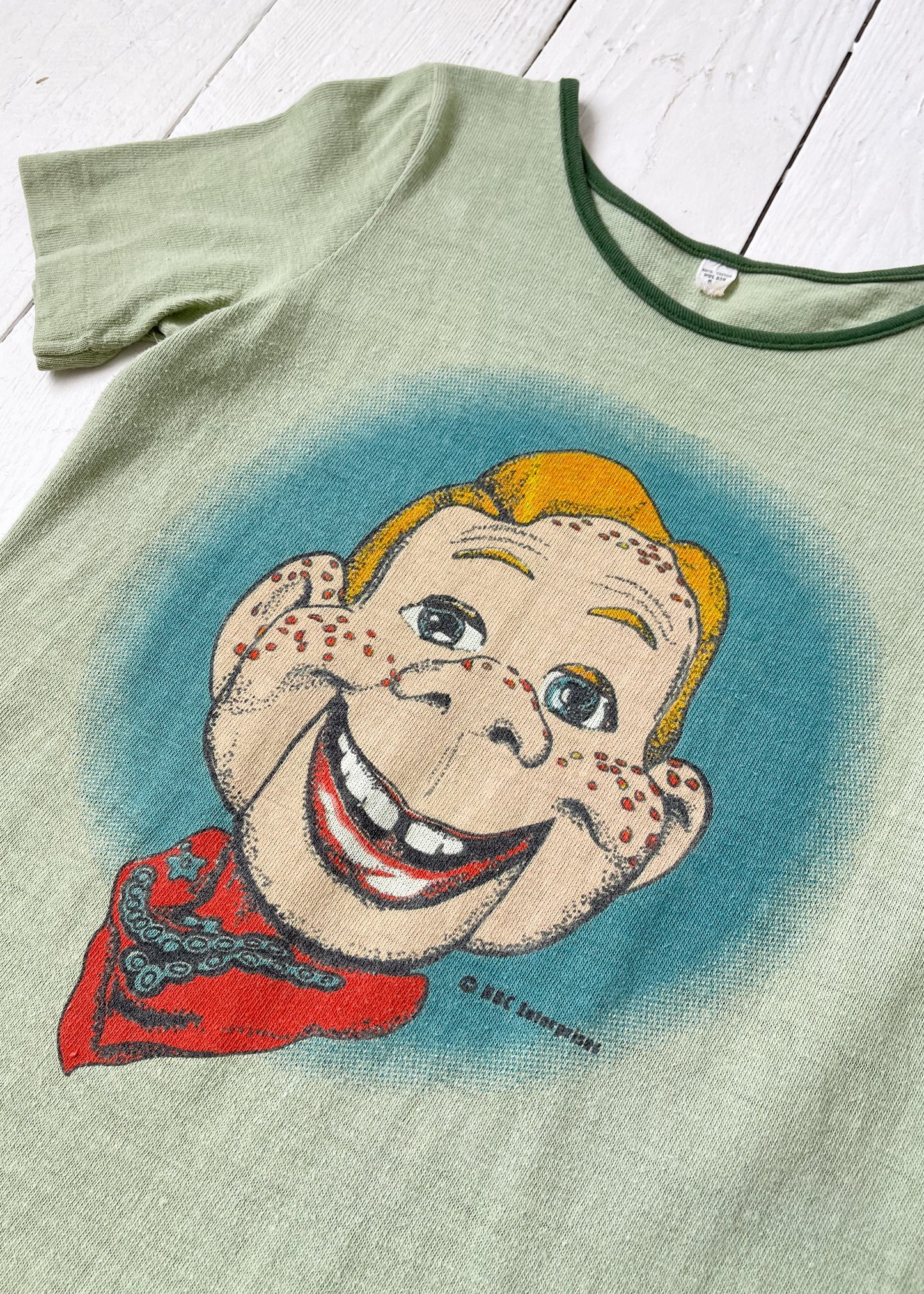 Vintage 1960s Howdy Doody NBC Ringer T-Shirt