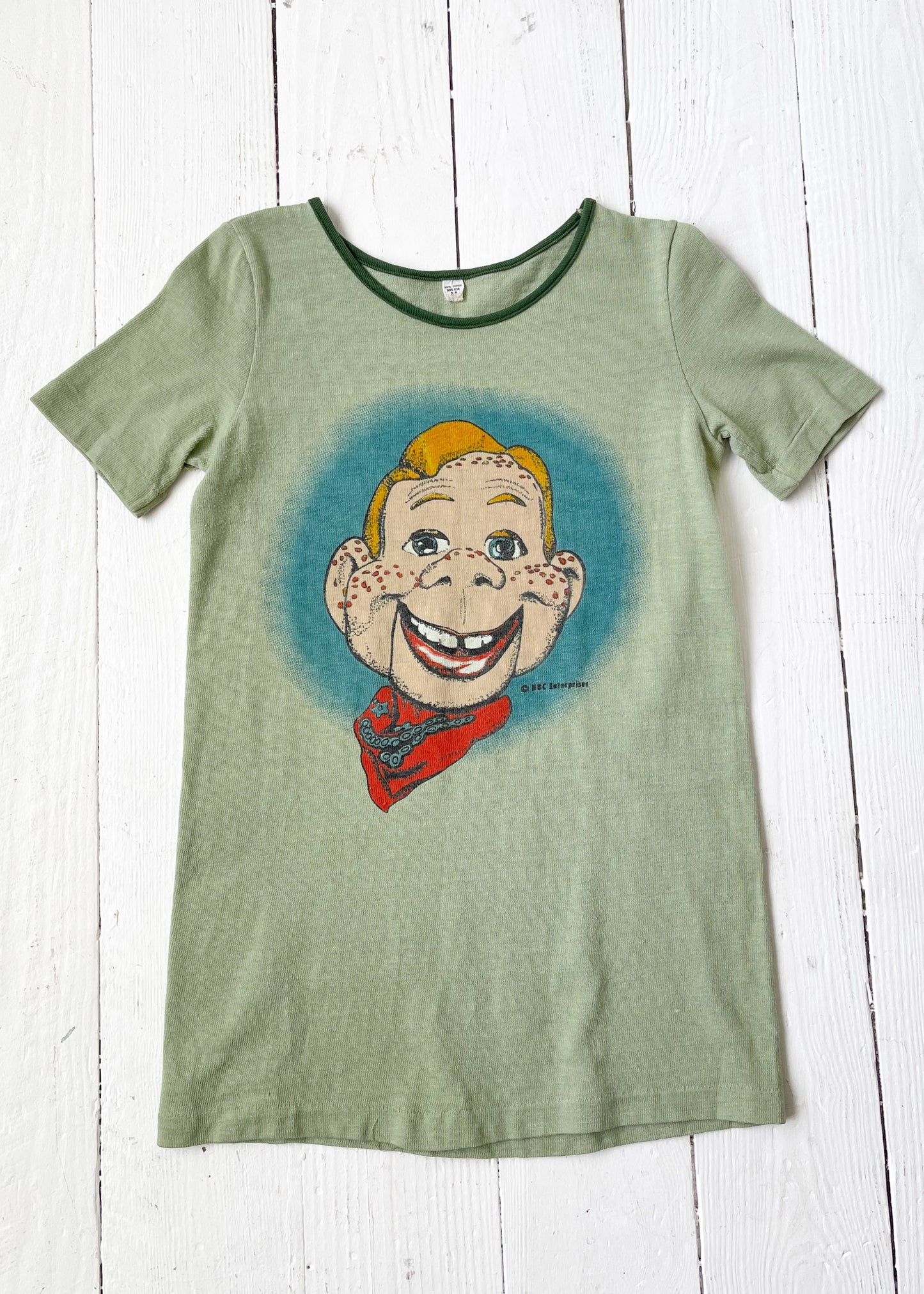 Vintage 1960s Howdy Doody NBC Ringer T-Shirt