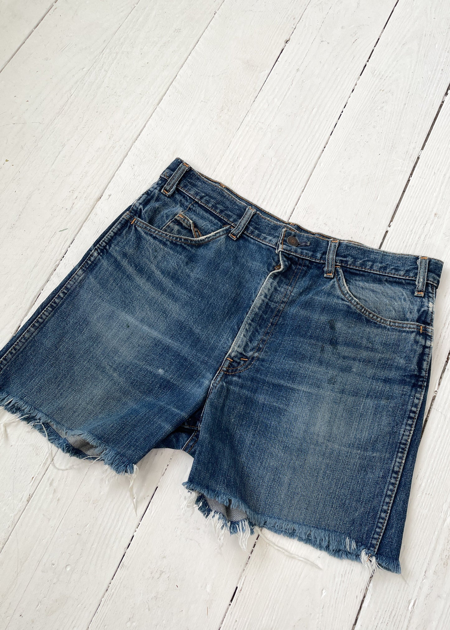 Vintage 1960s Levi's Orange Tab Cut Off Shorts