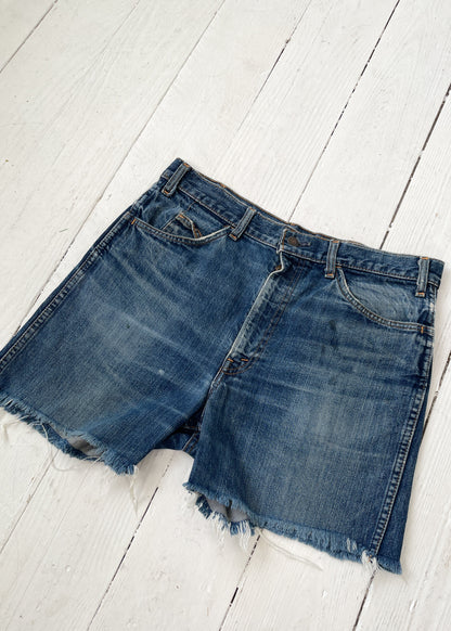 Vintage 1960s Levi's Orange Tab Cut Off Shorts
