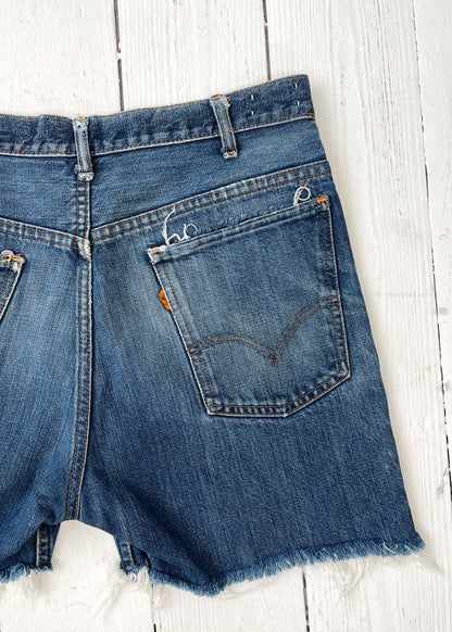 Vintage 1960s Levi's Orange Tab Cut Off Shorts