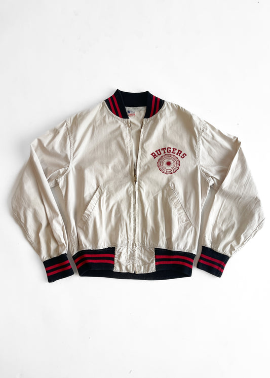1960s Rutgers Cotton Windbreaker Jacket