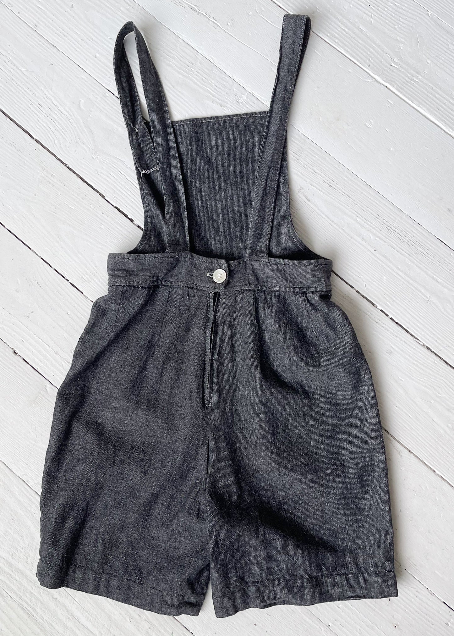 Vintage 1950s Cotton Overall Shorts
