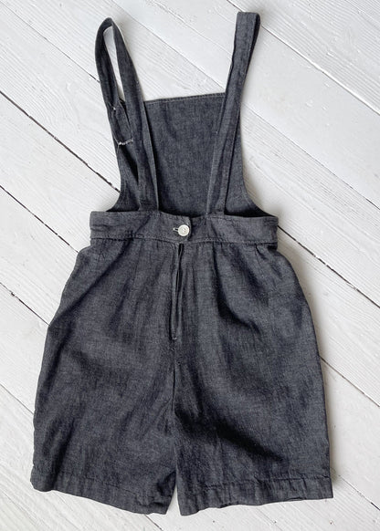 Vintage 1950s Cotton Overall Shorts