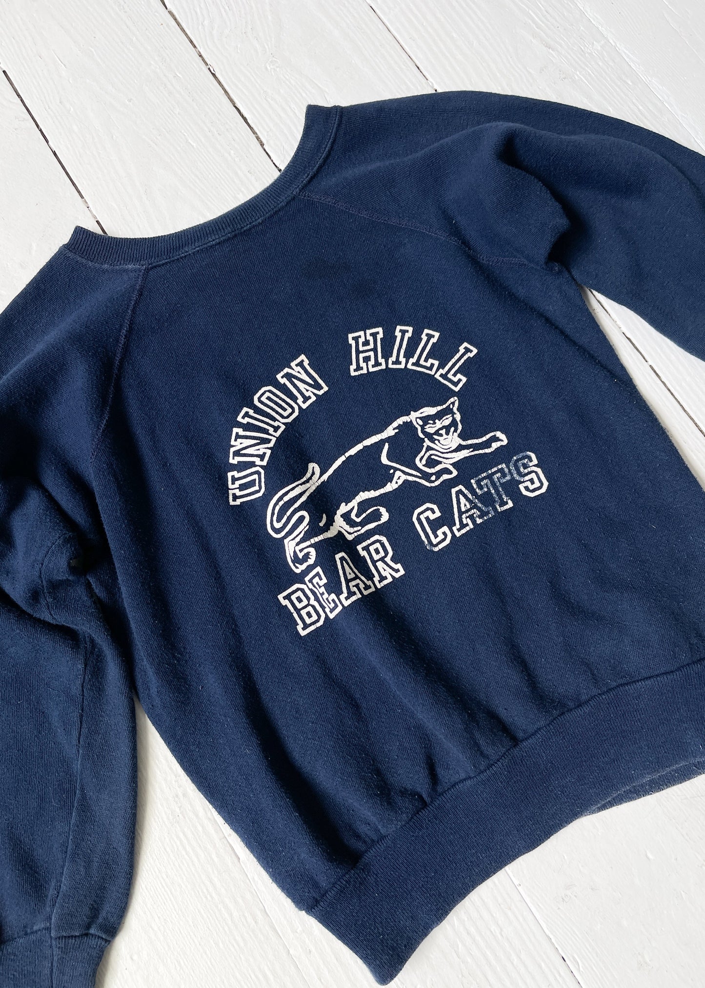 Vintage 1960s Navy Raglan Sweatshirt