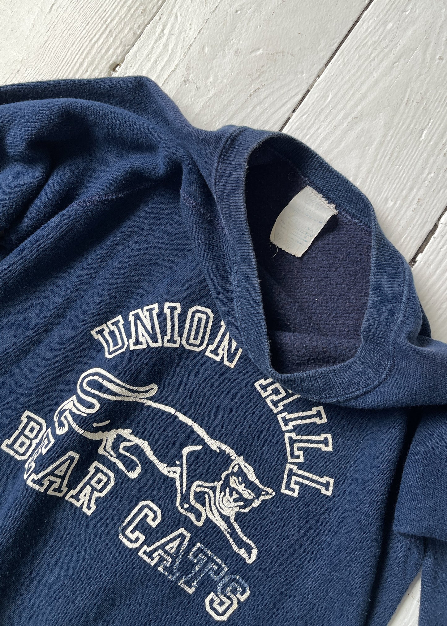 Vintage 1960s Navy Raglan Sweatshirt