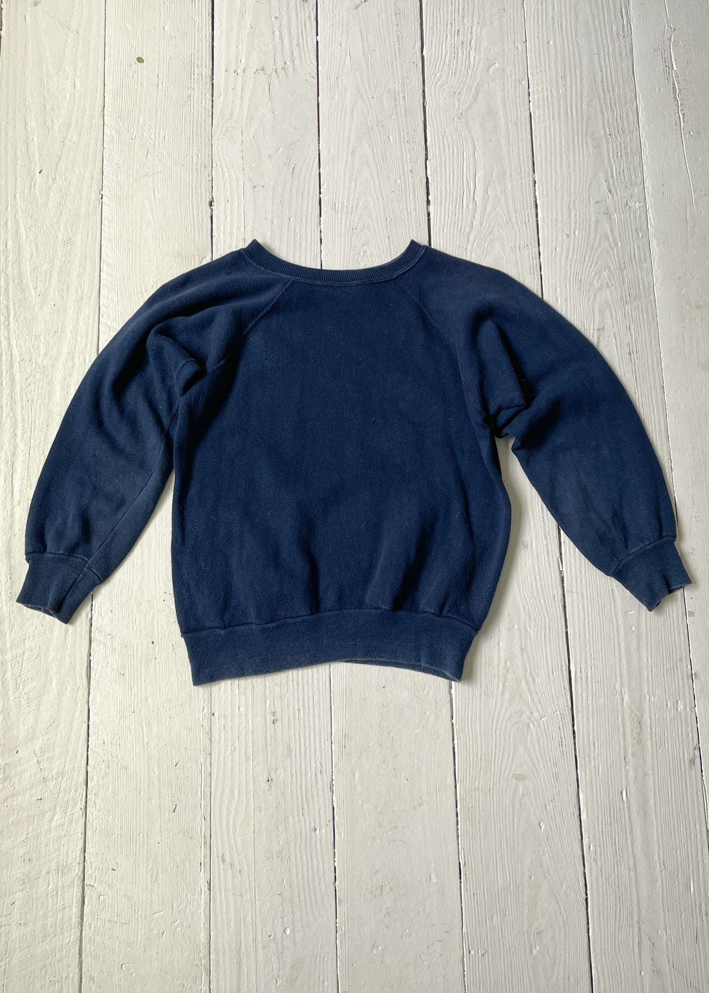 Vintage 1960s Navy Raglan Sweatshirt
