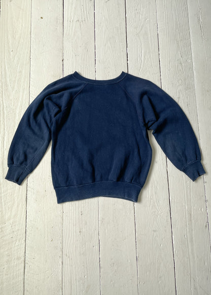 Vintage 1960s Navy Raglan Sweatshirt