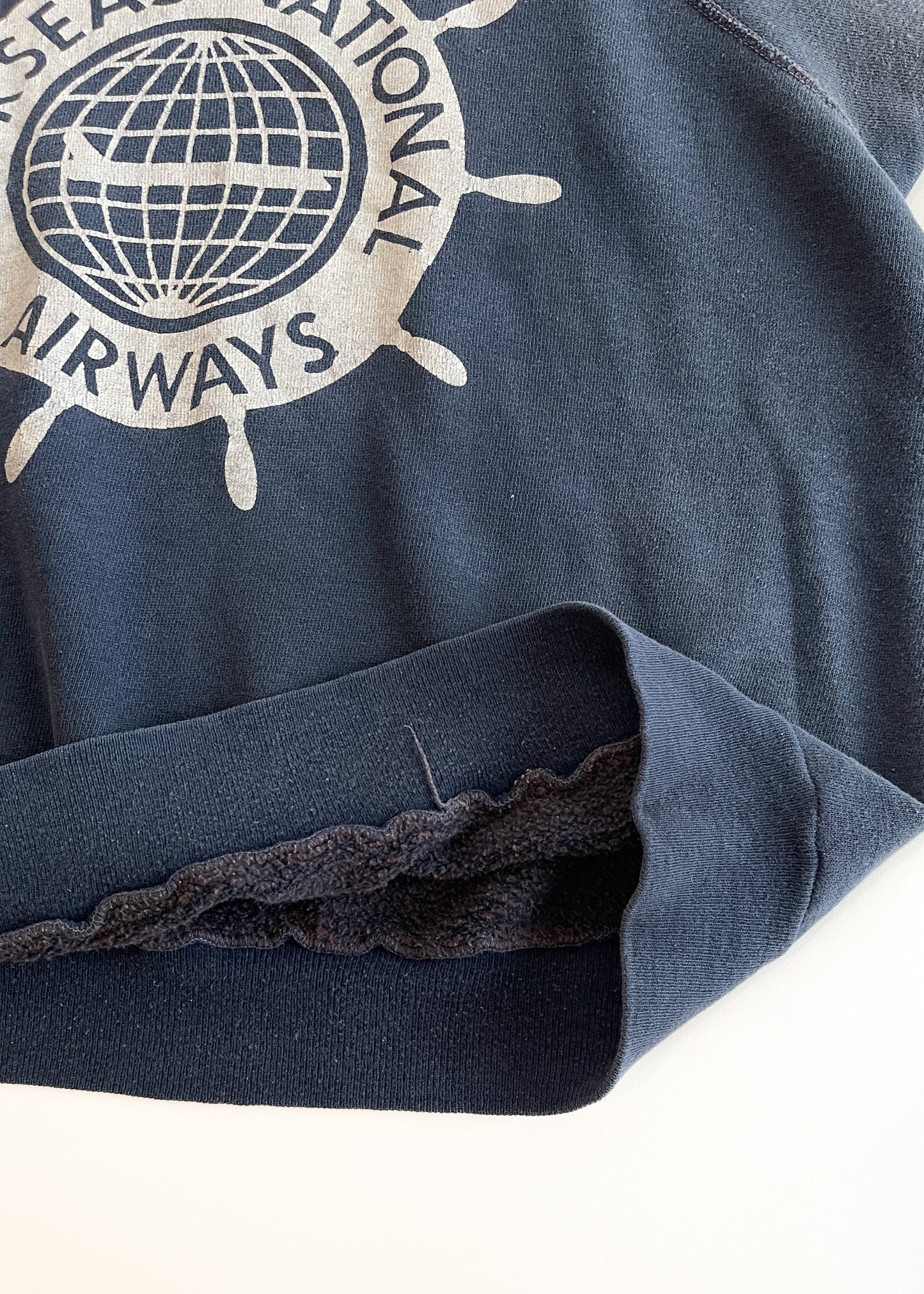 Vintage 1960s Overseas National Airways Sweatshirt