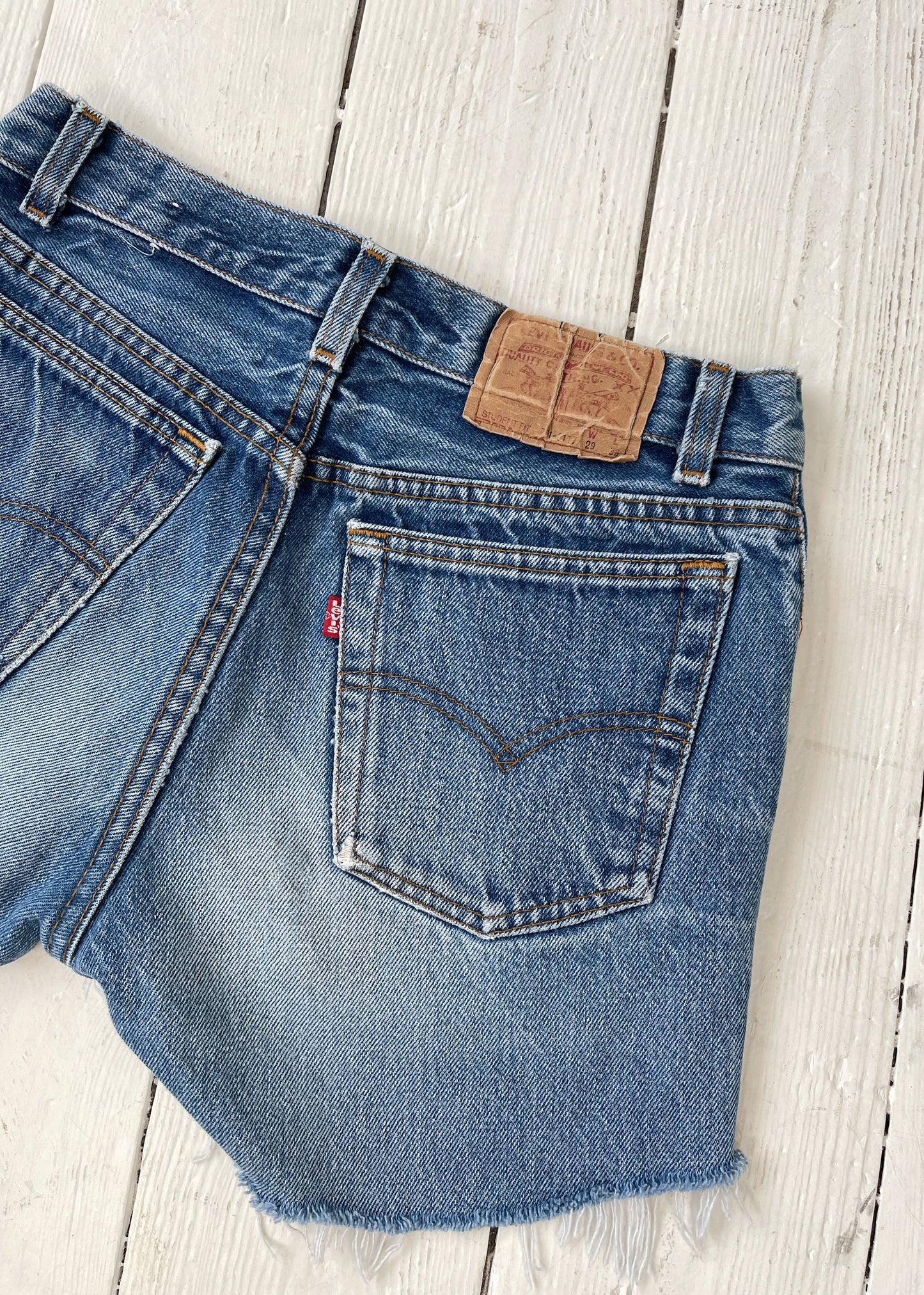 Vintage 1970s Levi's Cut Off Jean Shorts