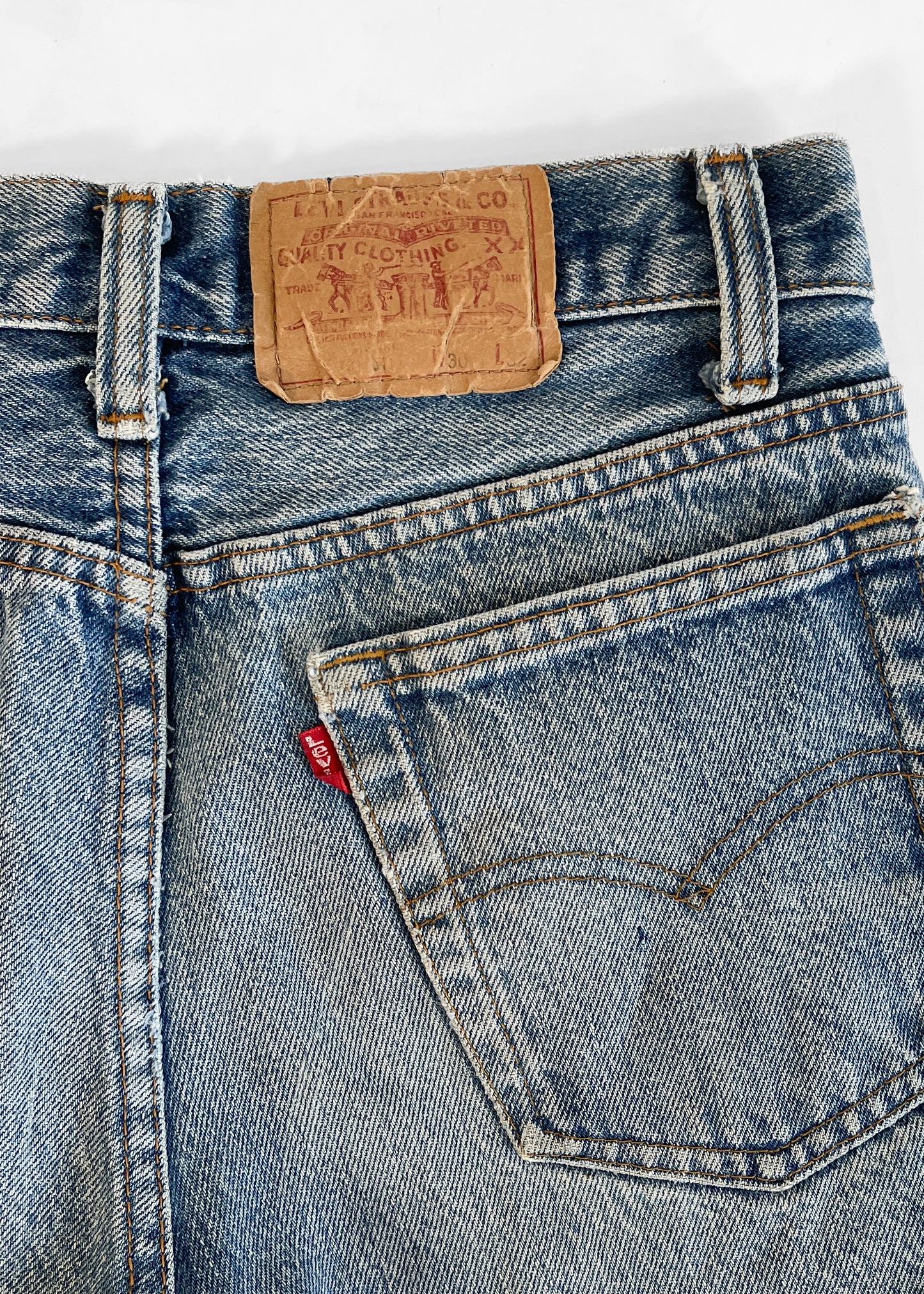 Vintage 1980s Levi's 701 Denim Shorts