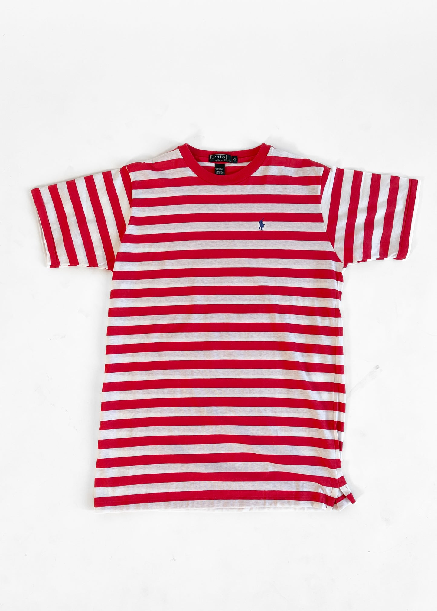 Vintage 1980s Polo Ralph Lauren Striped T-Shirt